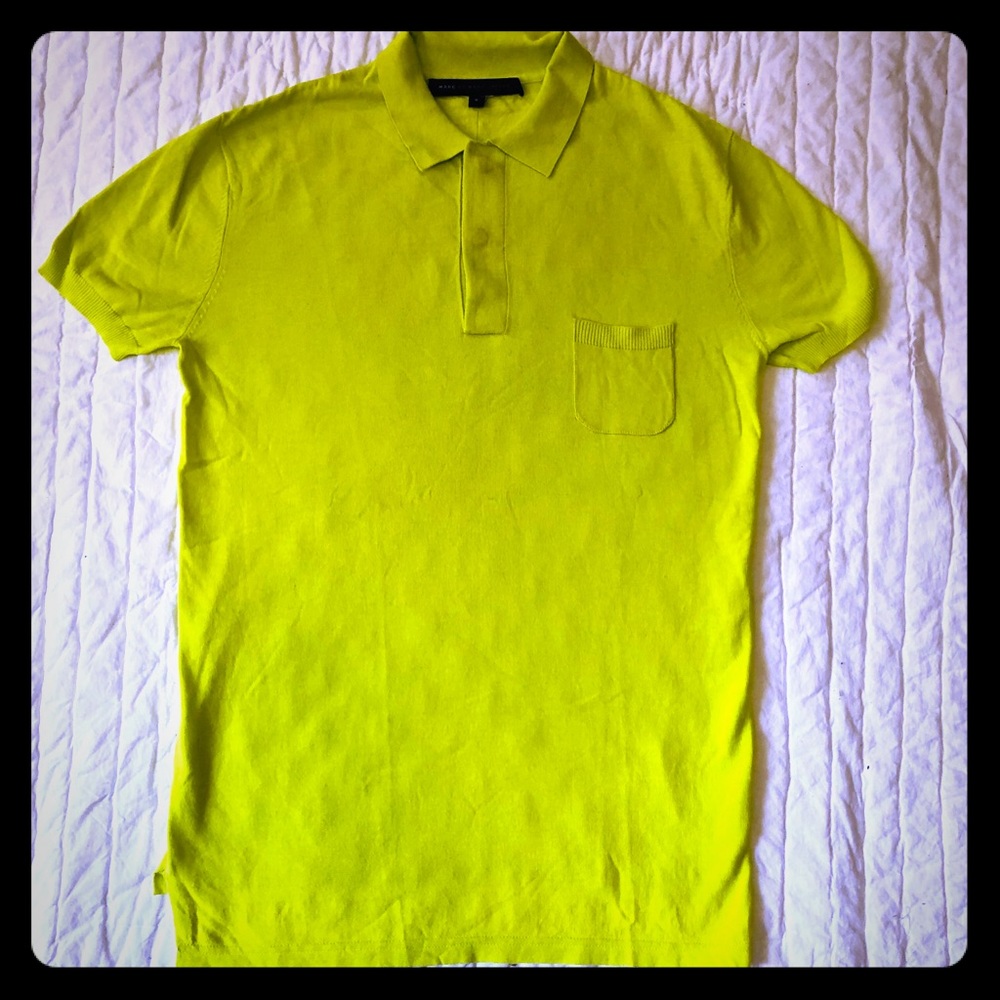 NWOT Marc Jacobs Men’s Fluo Polo
